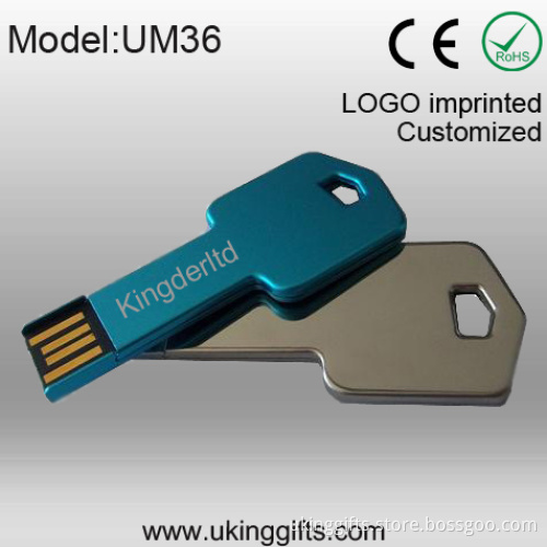 Metal Key USB Flash Drive, Key Shape USB Flash Disk